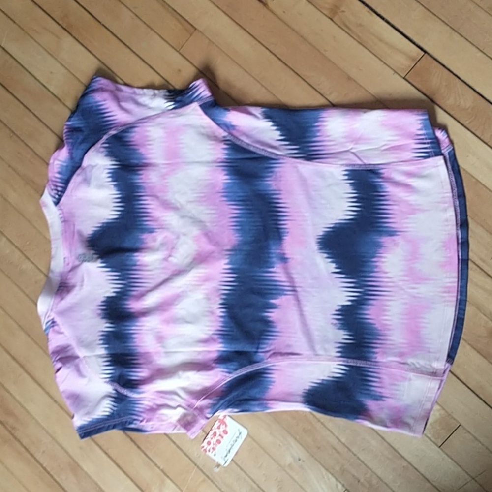 Free People Movement True North Tee Heatwave Magenta Pink Size M - Picture 4 of 5